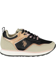 U.S. POLO BLACK CHILDREN'S SPORTS SHOES AT THE BEST PRICE