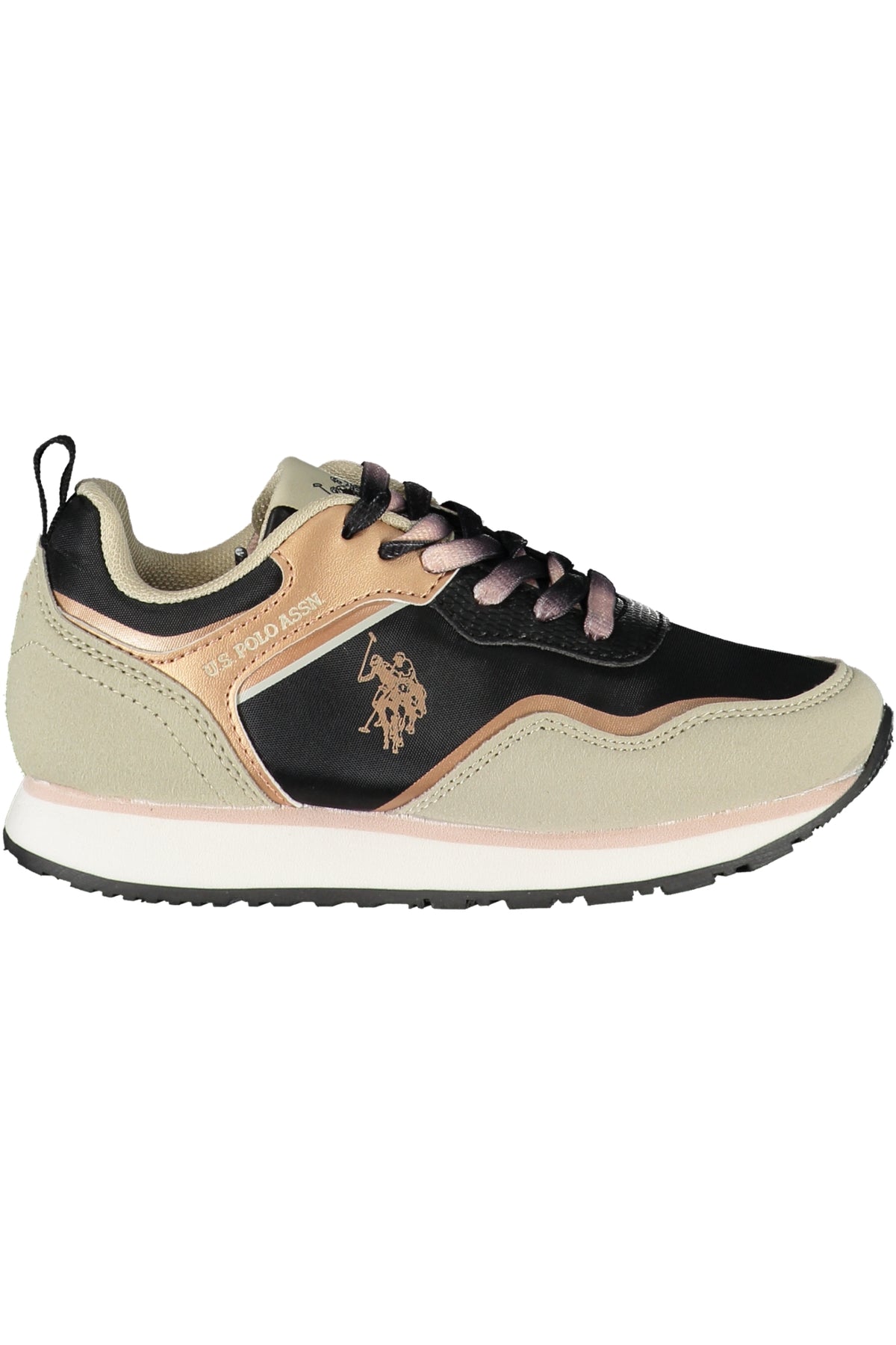 U.S. POLO BLACK CHILDREN'S SPORTS SHOES AT THE BEST PRICE