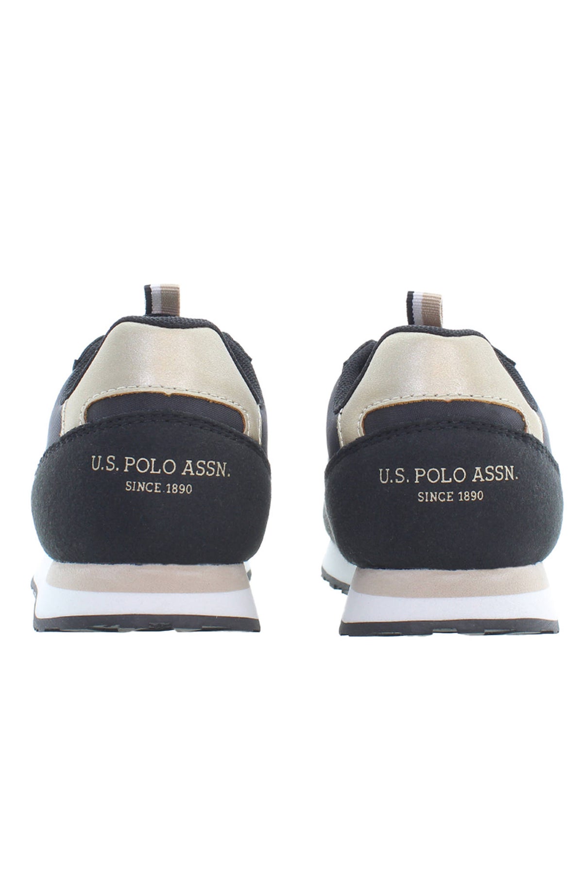 SAPATILHAS COM ATACADORES U.S. POLO ASSN. CRIANÇA PRETAS