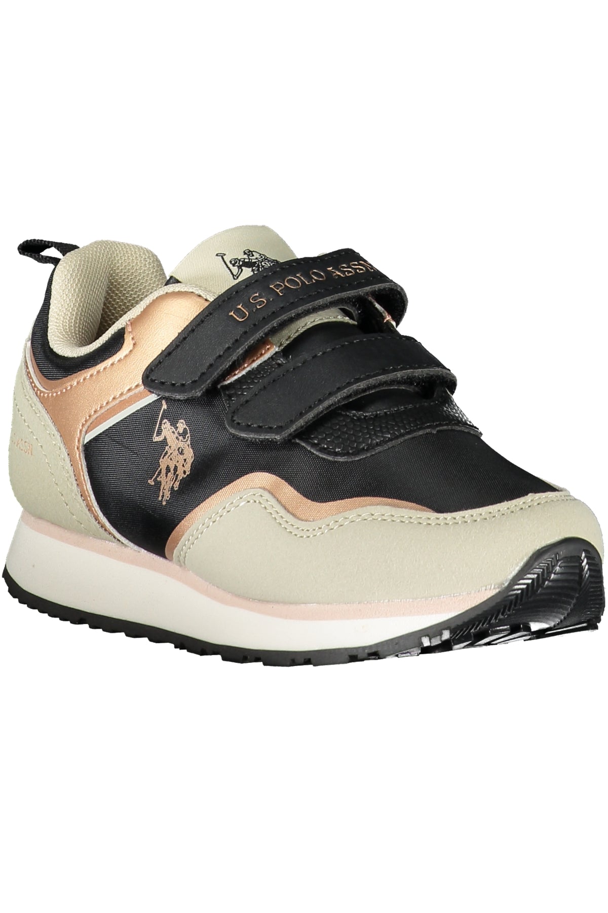 U.S. POLO BLACK CHILDREN'S SPORTS SHOES AT THE BEST PRICE