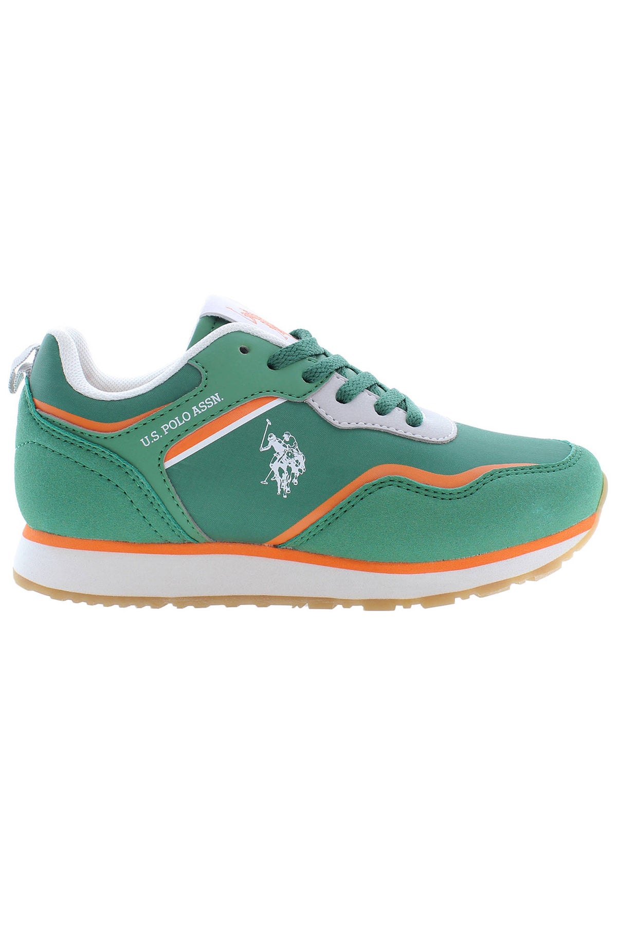 SAPATILHAS COM ATACADORES U.S. POLO ASSN. CRIANÇA VERDES