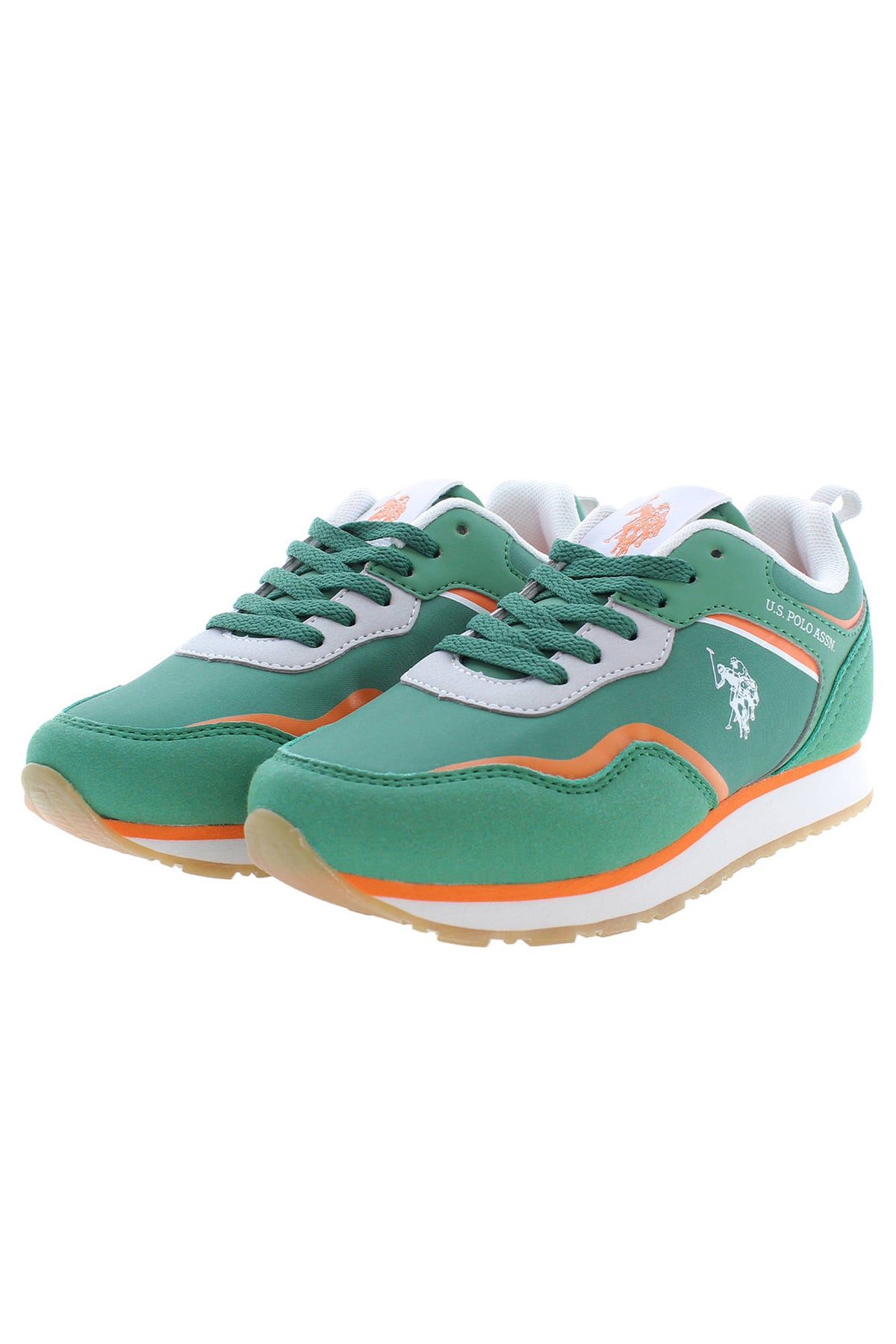 SAPATILHAS COM ATACADORES U.S. POLO ASSN. CRIANÇA VERDES