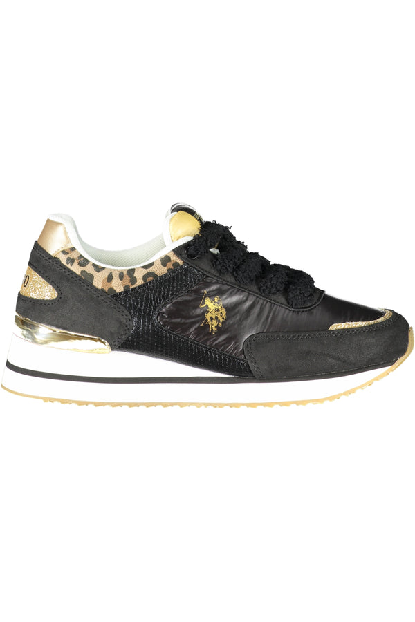 SAPATOS ESPORTIVOS FEMININOS PRETOS POLO DOS EUA COM MELHOR PREÇO