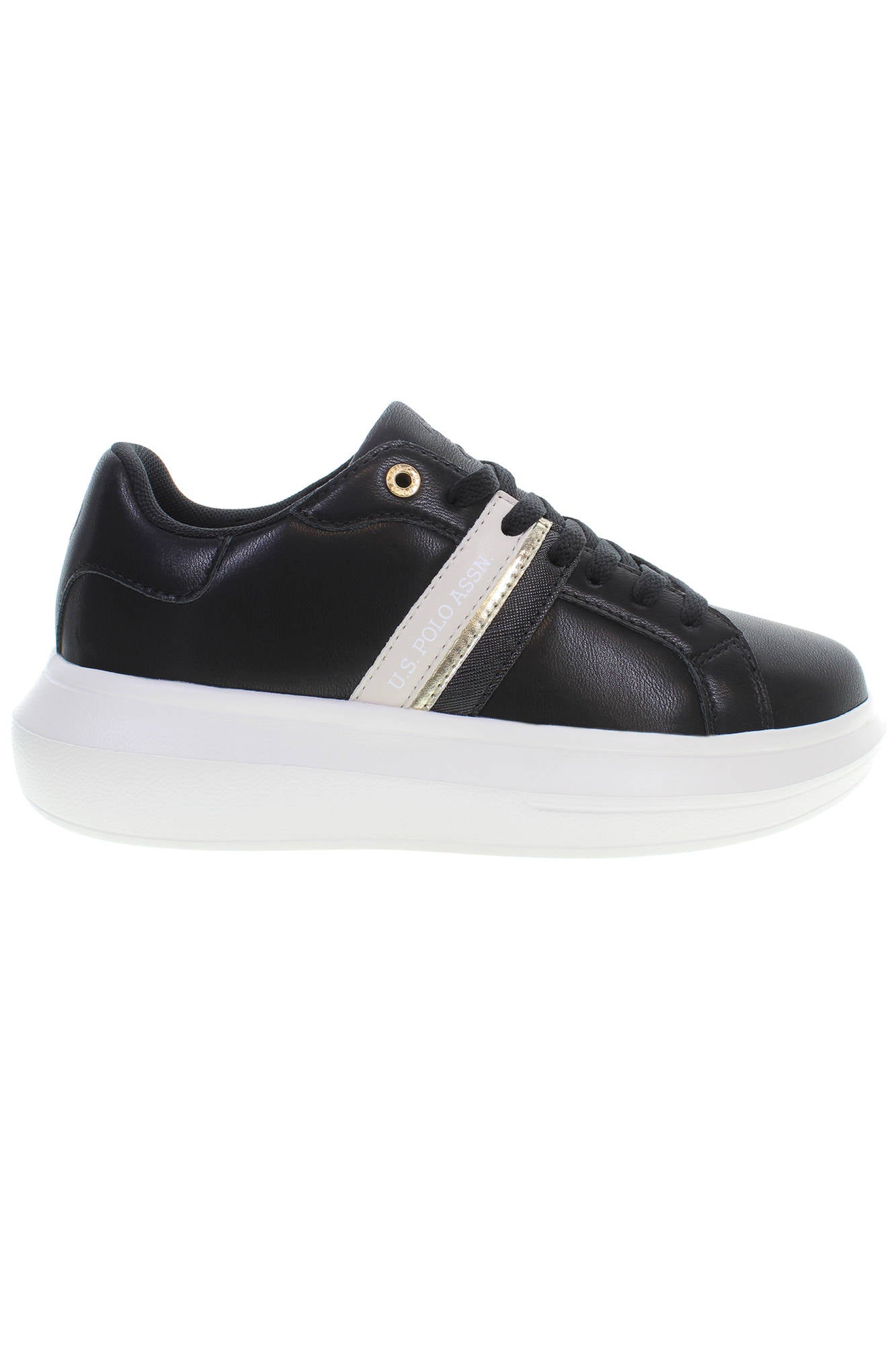SAPATOS ESPORTIVOS FEMININOS PRETOS POLO DOS EUA COM MELHOR PREÇO