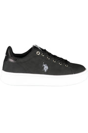 SAPATILHAS COM ATACADORES U.S. POLO ASSN. MULHER PRETAS