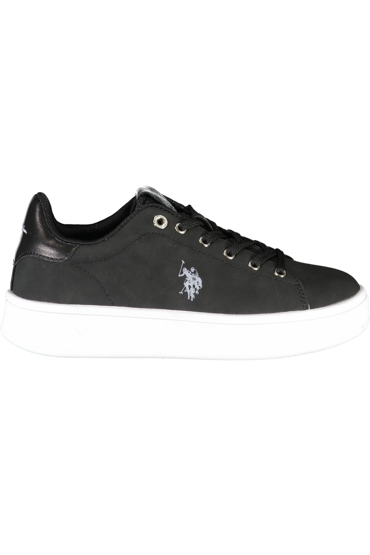 SAPATILHAS COM ATACADORES U.S. POLO ASSN. MULHER PRETAS