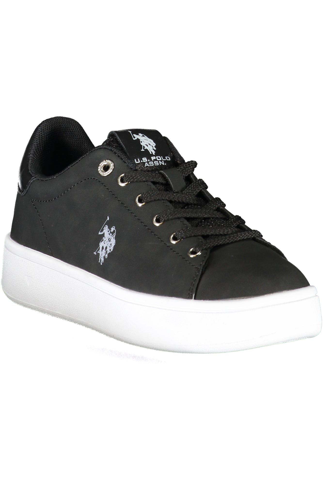 SAPATILHAS COM ATACADORES U.S. POLO ASSN. MULHER PRETAS