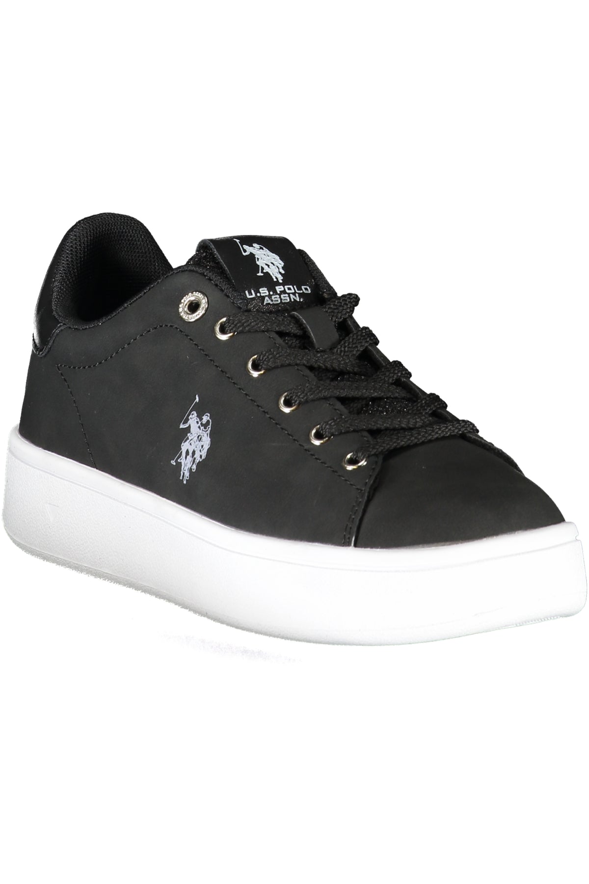 SAPATILHAS COM ATACADORES U.S. POLO ASSN. MULHER PRETAS