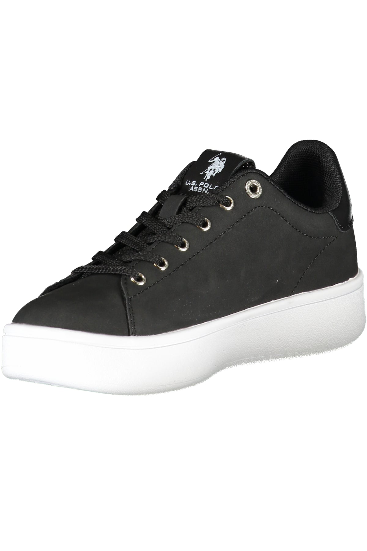 SAPATILHAS COM ATACADORES U.S. POLO ASSN. MULHER PRETAS