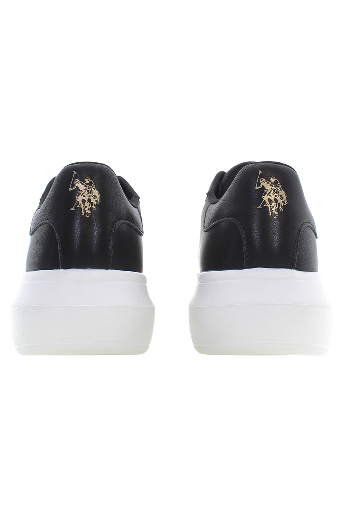 SAPATOS ESPORTIVOS FEMININOS PRETOS POLO DOS EUA COM MELHOR PREÇO