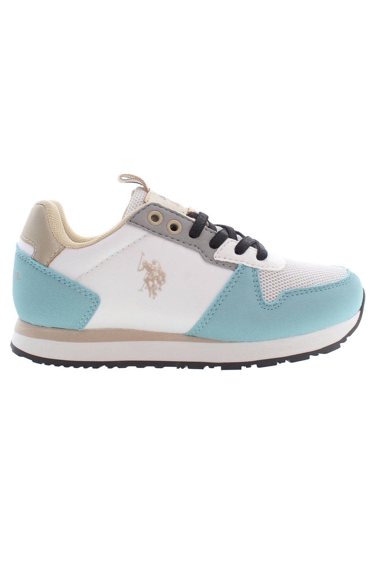 SAPATILHAS COM ATACADORES U.S. POLO ASSN. CRIANÇA AZUL CLARO