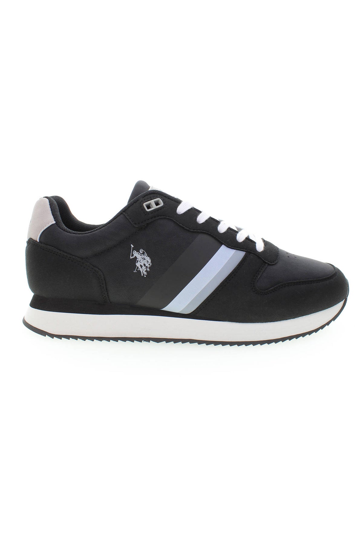 SAPATILHAS COM ATACADORES U.S. POLO ASSN. HOMEM PRETAS
