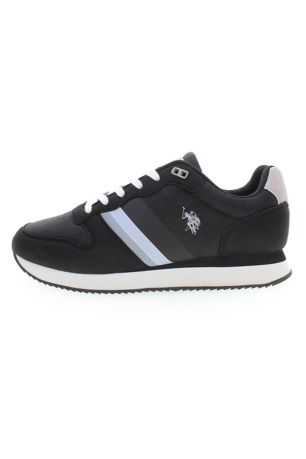 SAPATILHAS COM ATACADORES U.S. POLO ASSN. HOMEM PRETAS