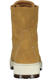 BOTINS COM LOGÓTIPO U.S. POLO ASSN. MULHER CASTANHOS