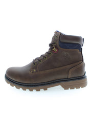 BOTINS COM ATACADORES U.S. POLO ASSN. HOMEM CASTANHOS