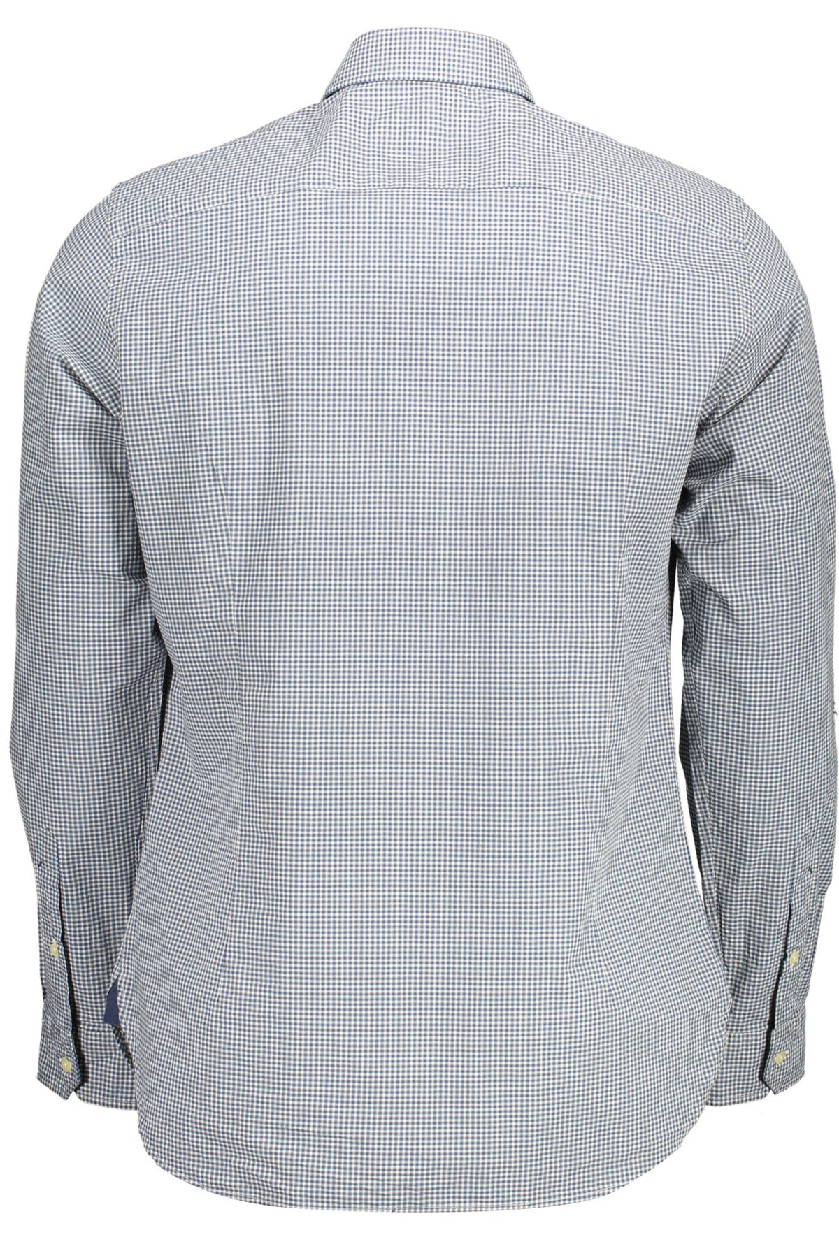 MEN'S LIGHT BLUE LONG SLEEVE POLO SHIRT