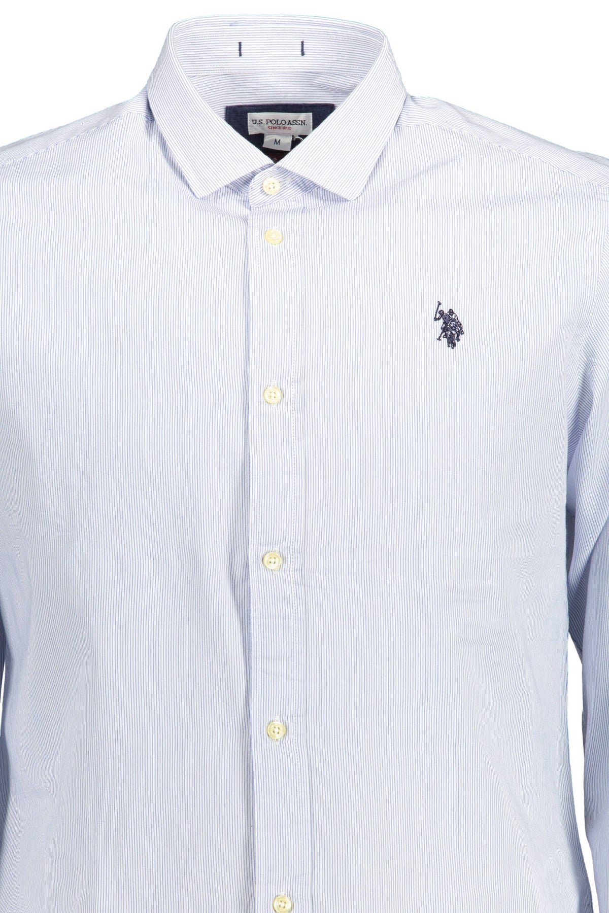 MEN'S LIGHT BLUE LONG SLEEVE POLO SHIRT