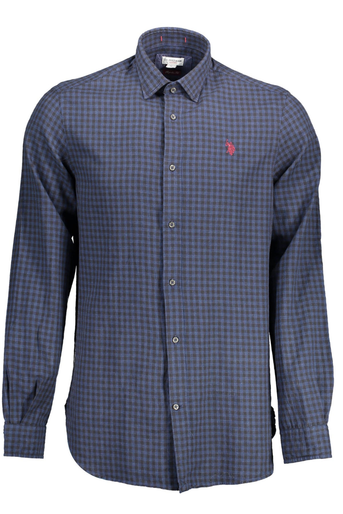 CAMISA EM ALGODÃO U.S. POLO ASSN. HOMEM AZUL