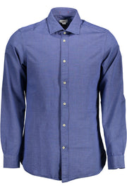 CAMISA EM ALGODÃO U.S. POLO ASSN. HOMEM AZUL