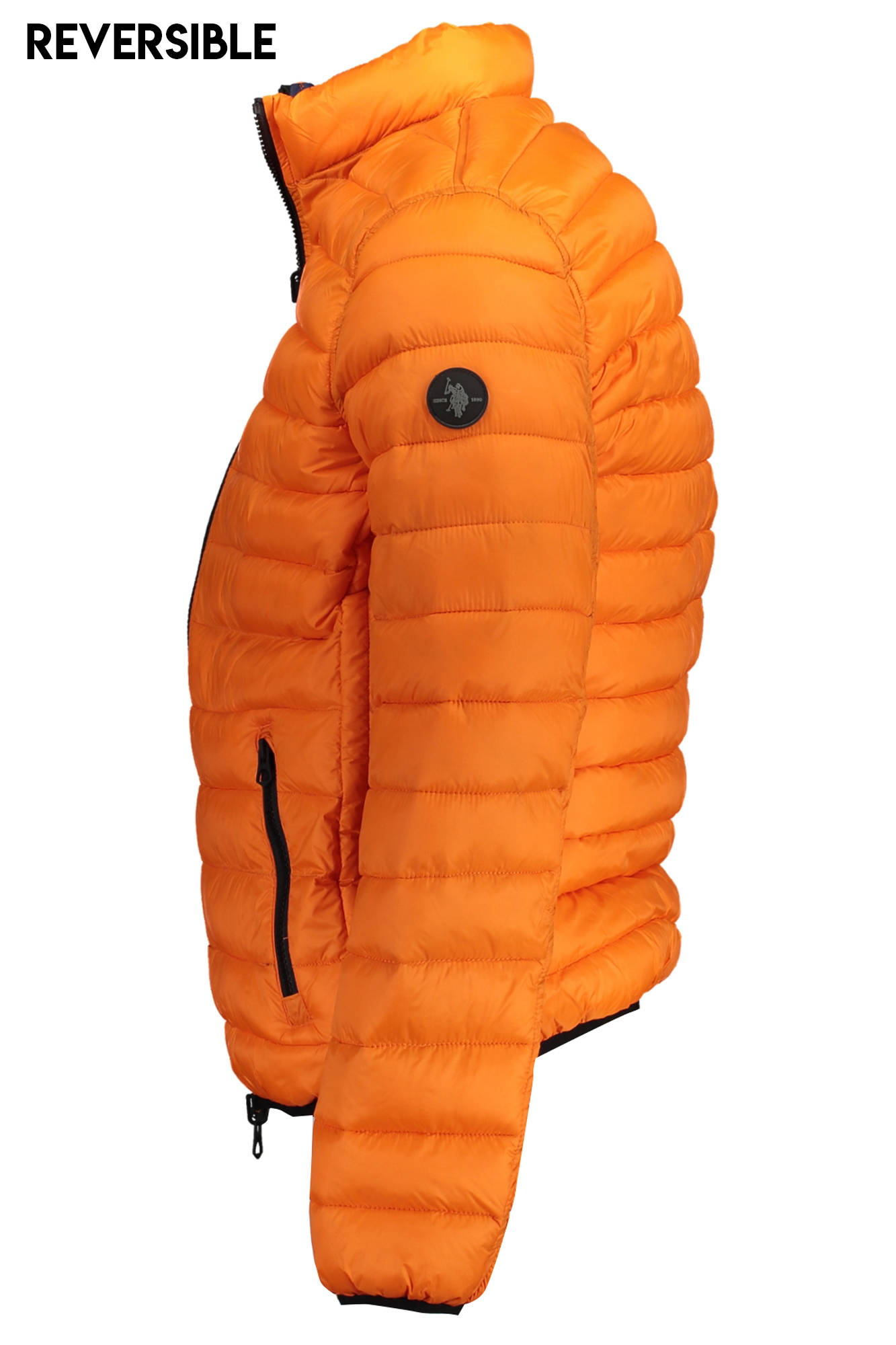 MEN'S ORANGE POLO JACKET
