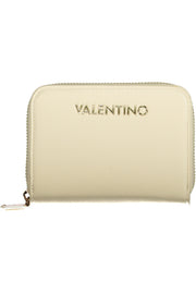 CARTEIRA COM FECHO VALENTINO MULHER BEGE