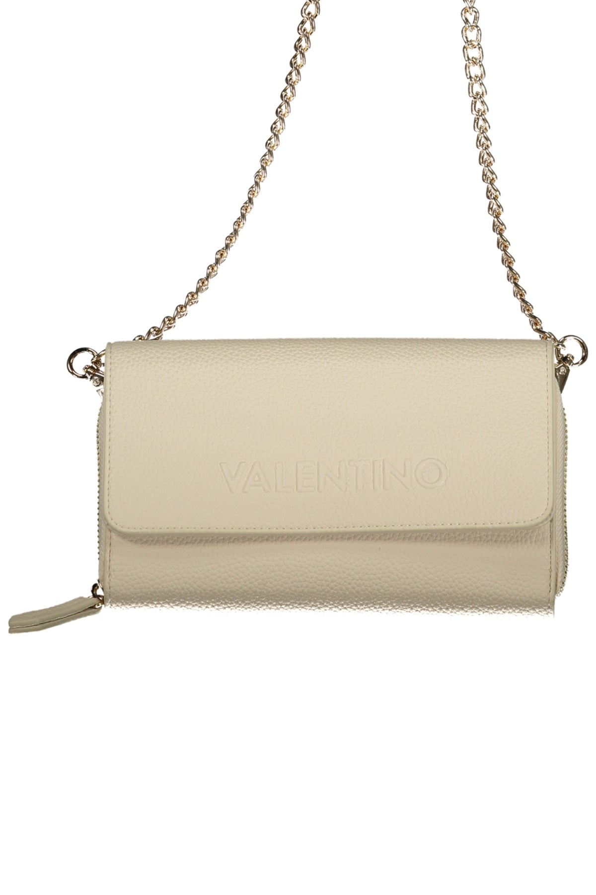 CARTEIRA COM FECHO VALENTINO MULHER BEGE