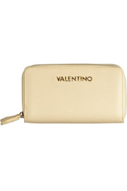 CARTEIRA COM FECHO VALENTINO MULHER BEGE