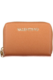 CARTEIRA COM FECHO VALENTINO MULHER CASTANHA