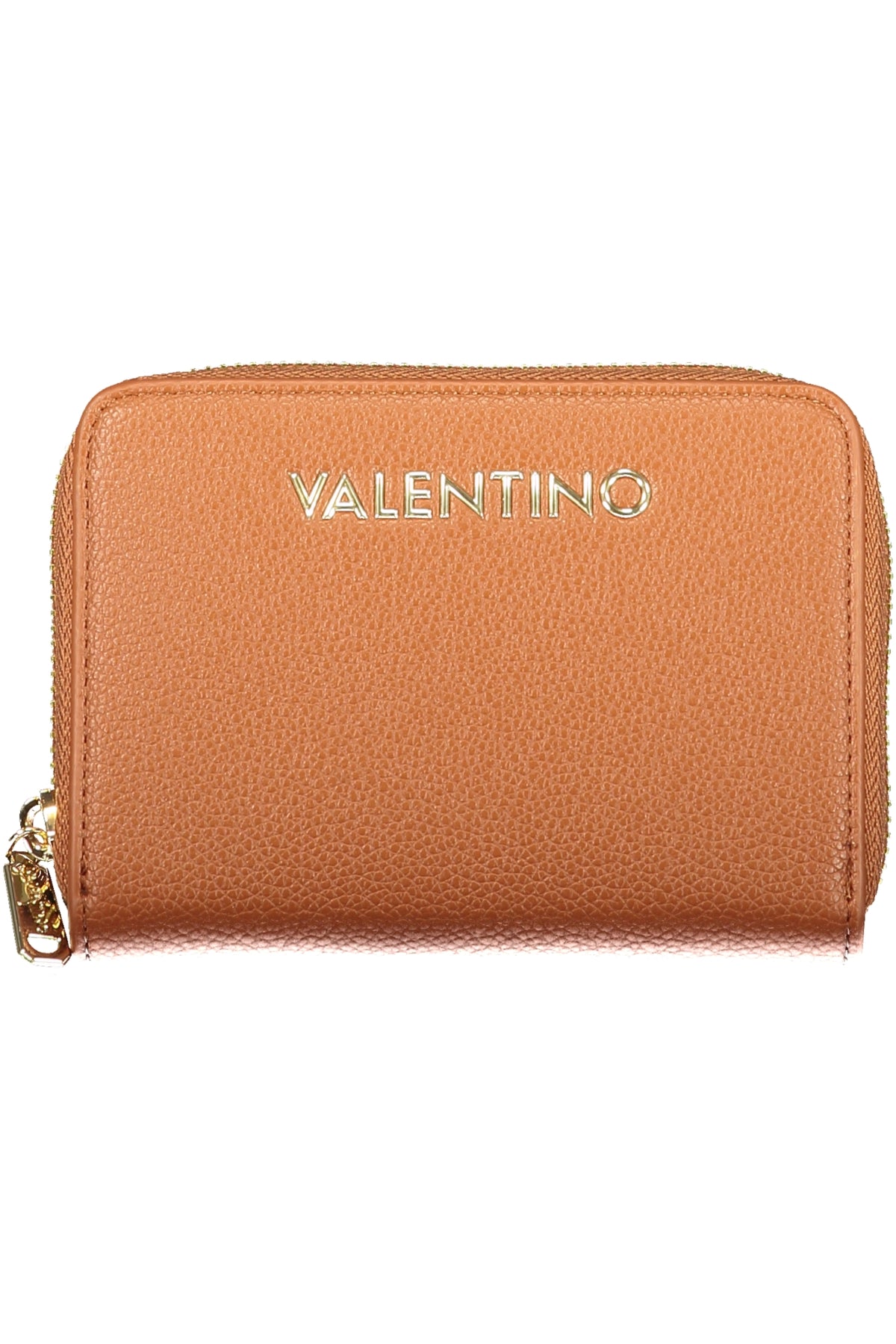 CARTEIRA COM FECHO VALENTINO MULHER CASTANHA