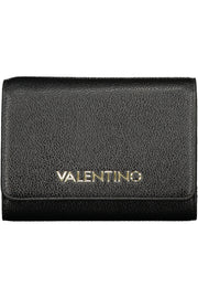 CARTEIRA COM LOGÓTIPO VALENTINO MULHER PRETA