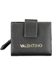 CARTEIRA COM FECHO VALENTINO MULHER PRETA