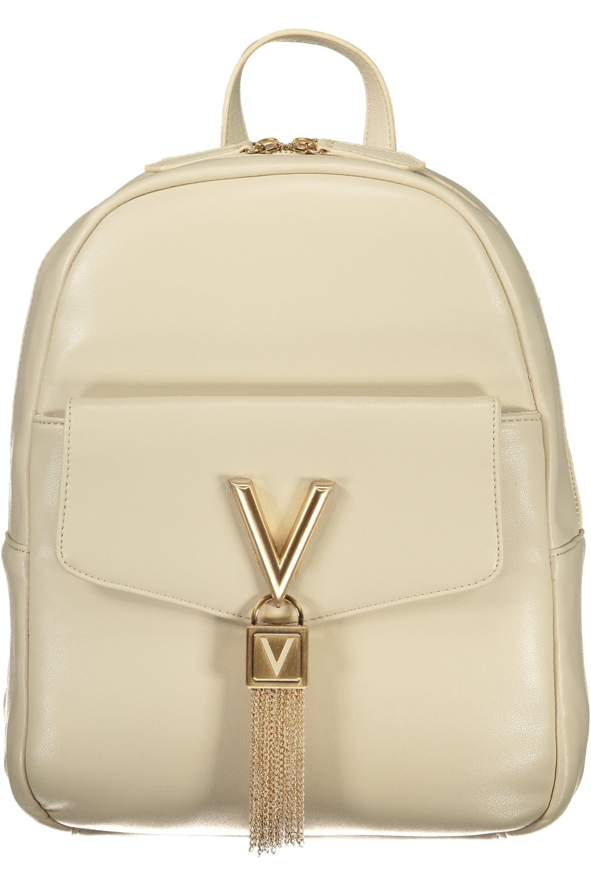 MOCHILA COM FECHO VALENTINO MULHER BEGE