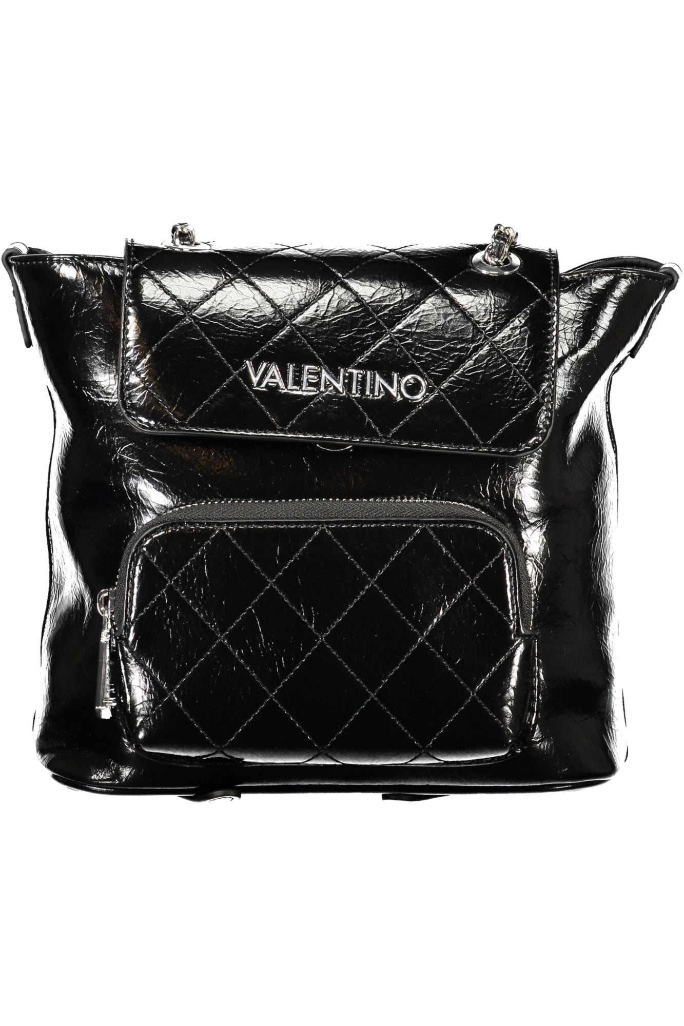 MOCHILA COM LOGÓTIPO VALENTINO MULHER PRETA