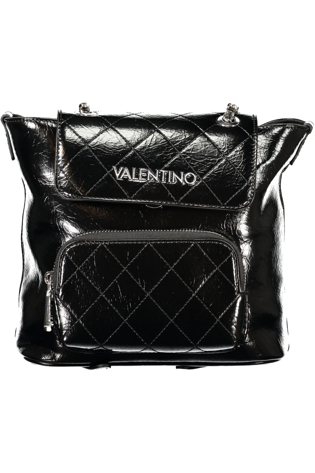 MOCHILA COM LOGÓTIPO VALENTINO MULHER PRETA
