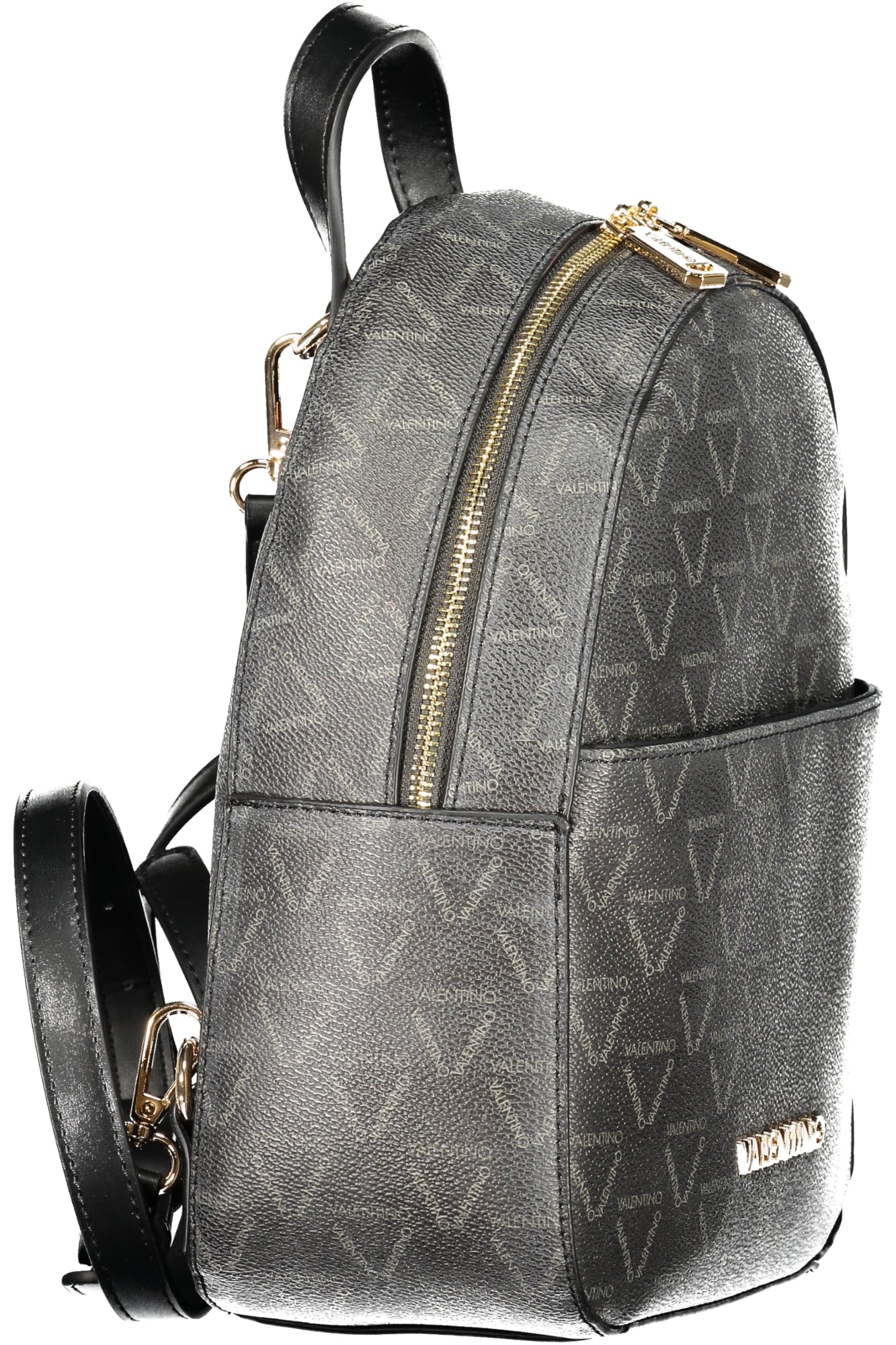 MOCHILA COM FECHO VALENTINO MULHER PRETA