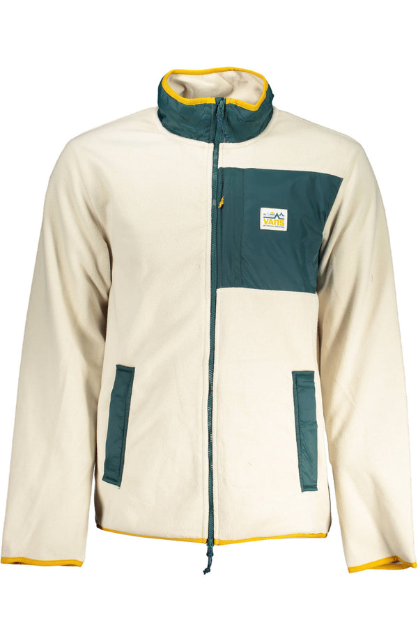 CAMISOLA VANS MASCULINA BEGE COM ZIP