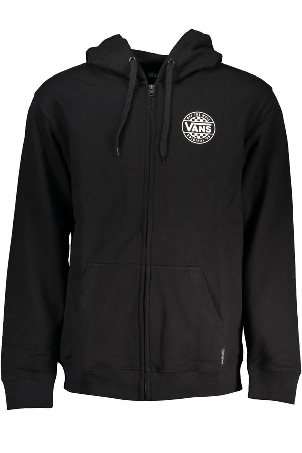 CAMISOLA VANS MASCULINA PRETA COM ZIP