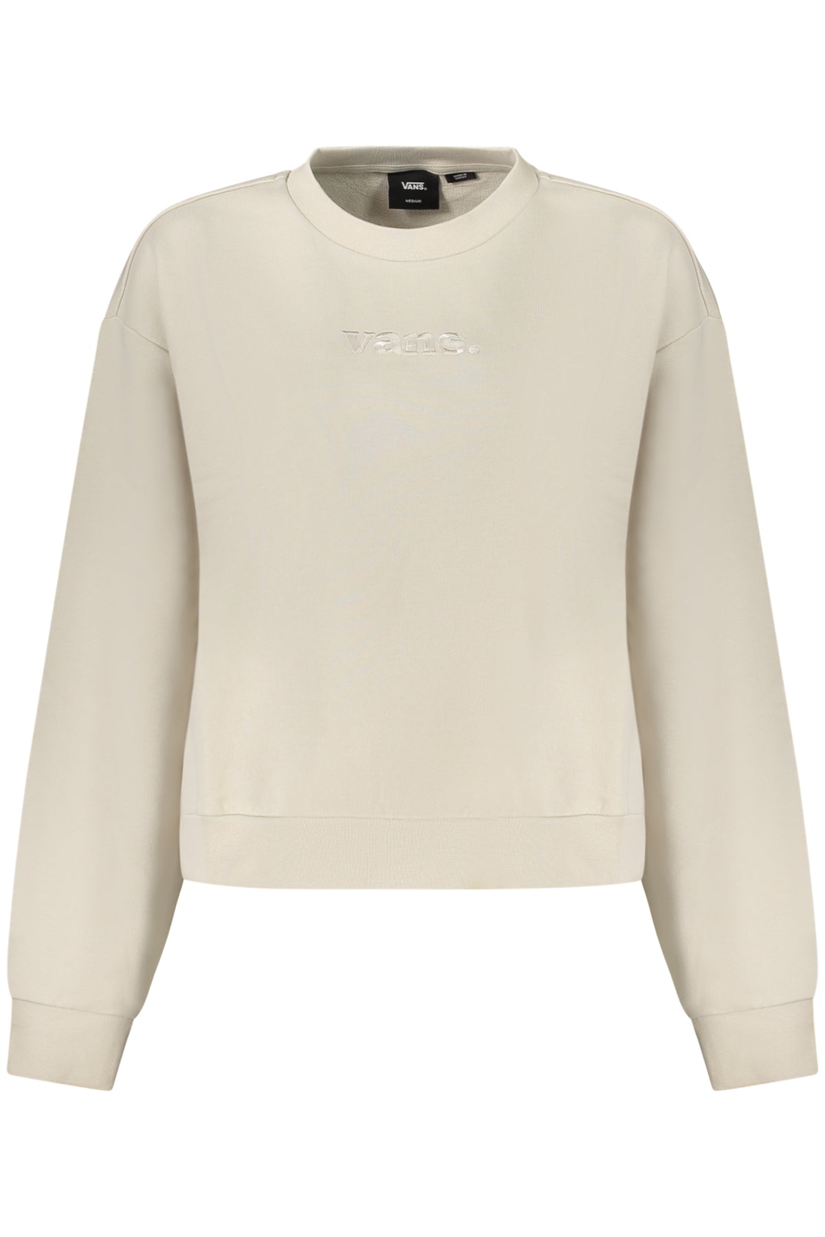 SWEATSHIRT EM ALGODÃO VANS MULHER BEGE