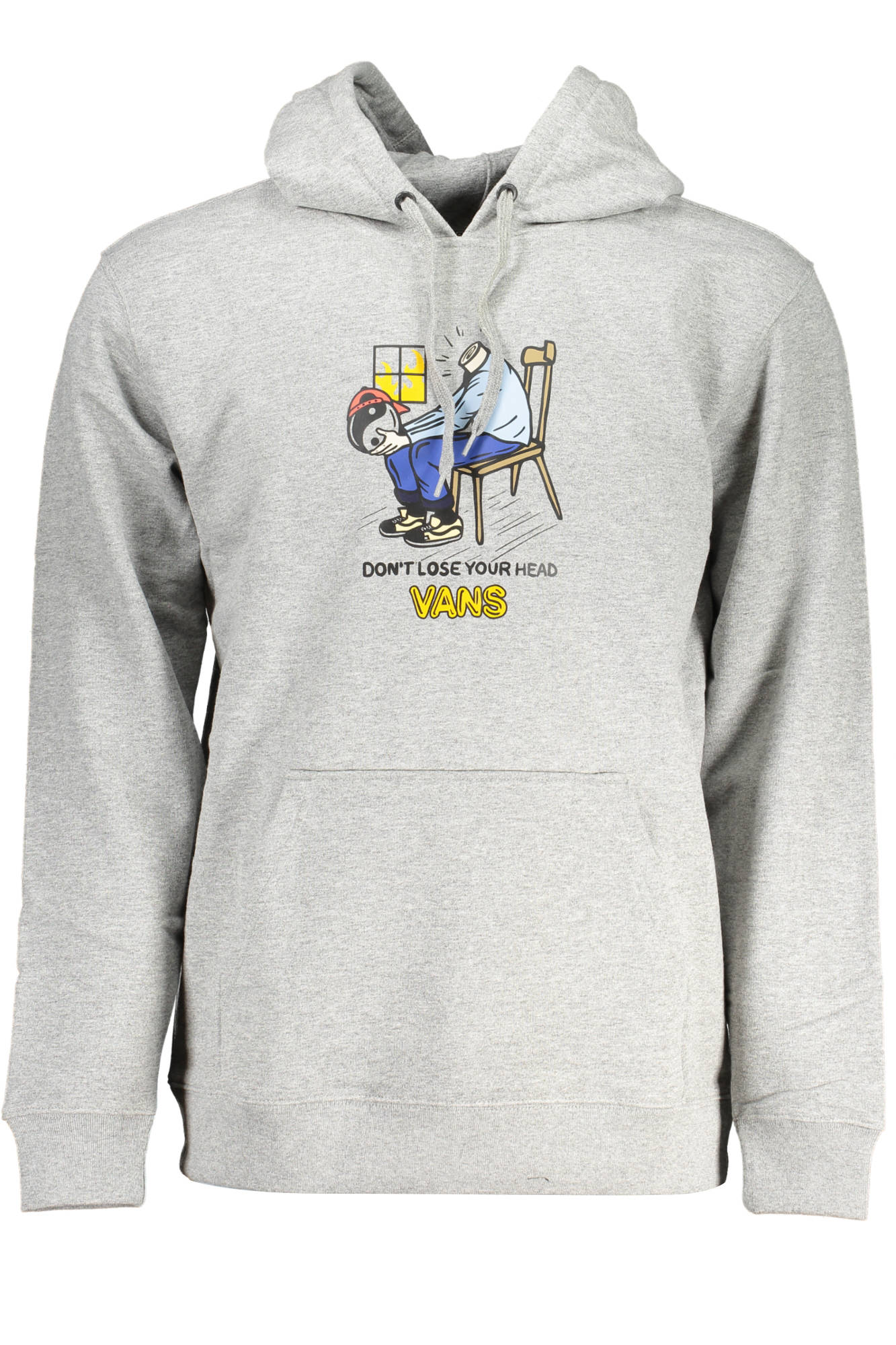 SWEATSHIRT COM CAPUZ VANS HOMEM CINZENTA