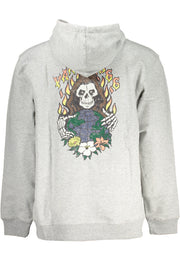 VANS Men's Grey Sleeveless Hoodie