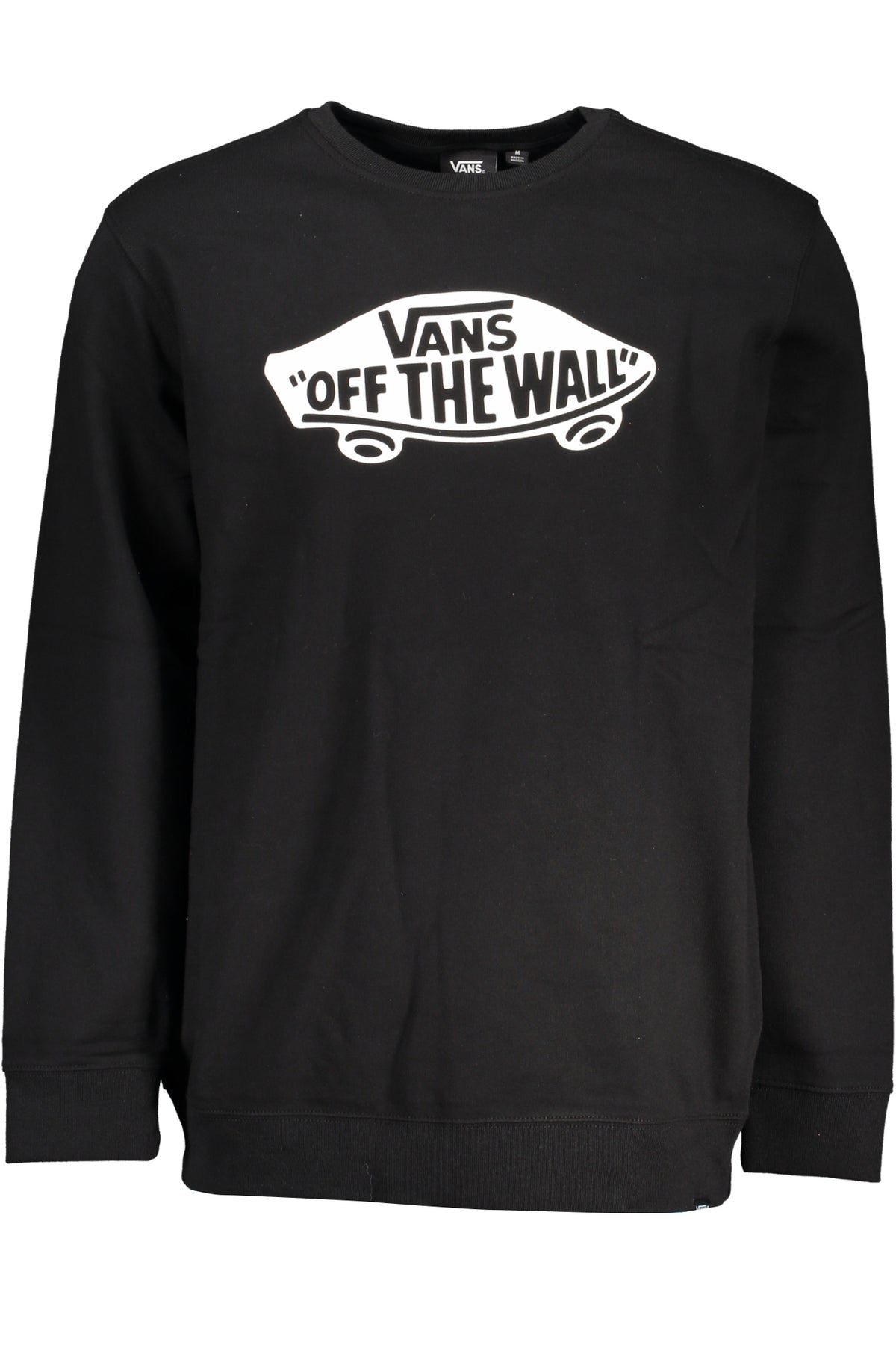 VANS MEN'S BLACK SWEATSHIRT WITH ZIP