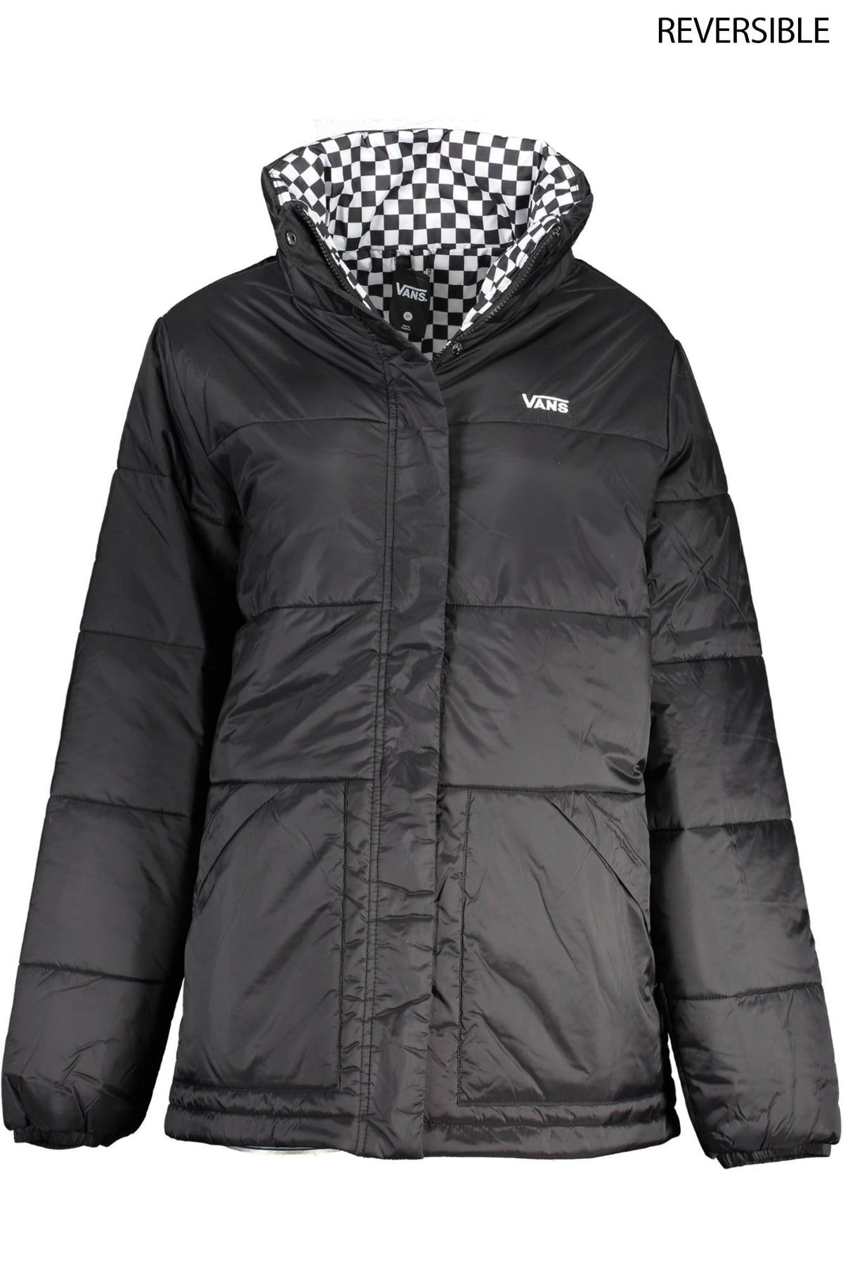 BLUSÃO COM BORDADO VANS MULHER PRETO