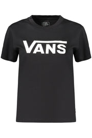 T-SHIRT EM ALGODÃO VANS MULHER PRETA