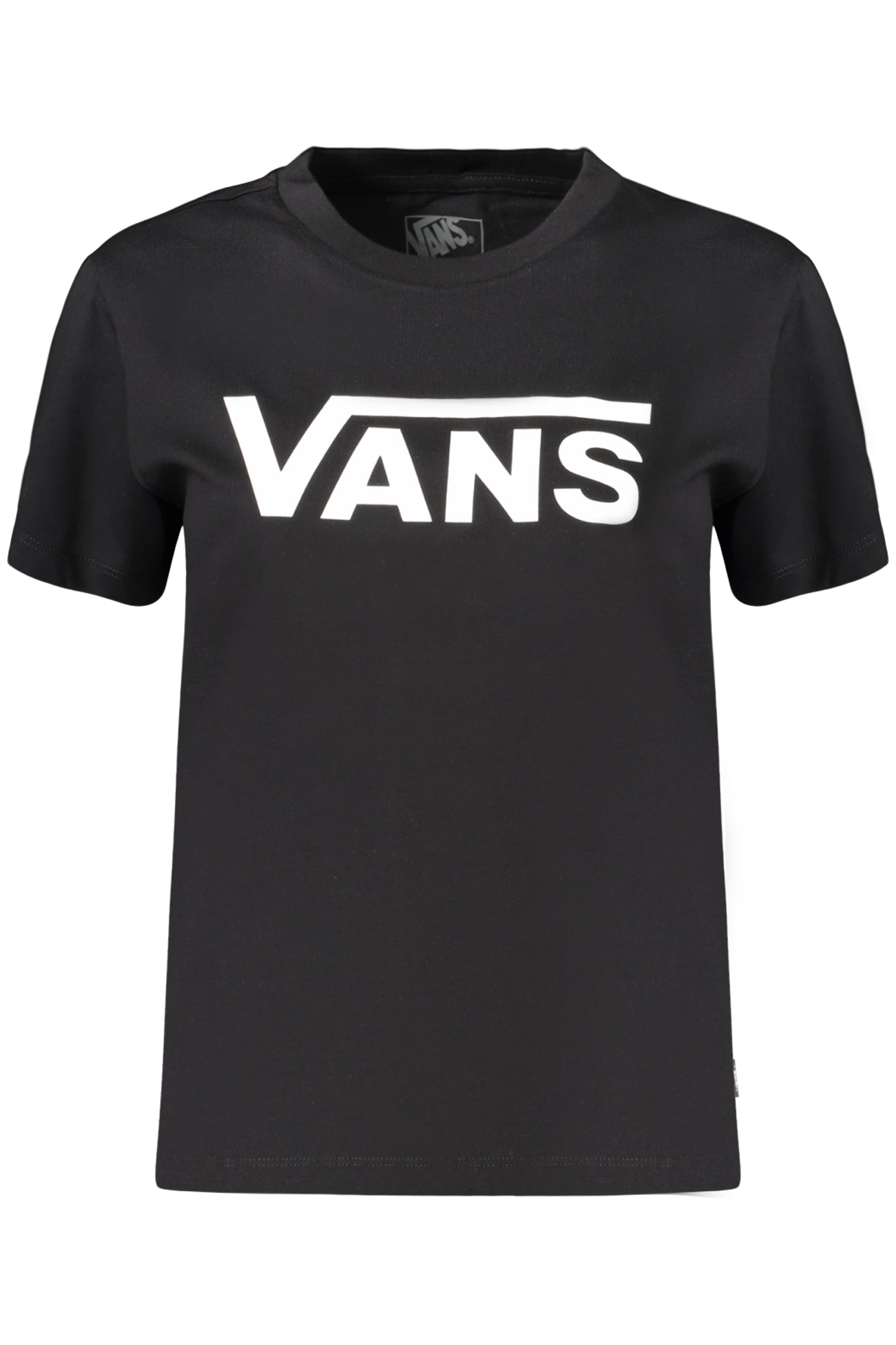 T-SHIRT EM ALGODÃO VANS MULHER PRETA