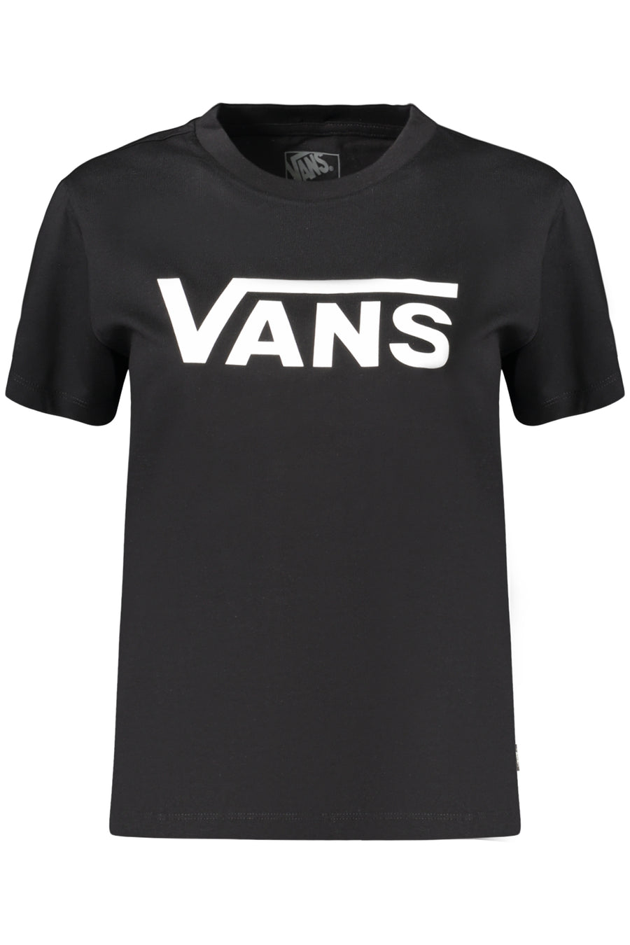 T-SHIRT EM ALGODÃO VANS MULHER PRETA