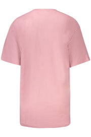 T-SHIRT EM ALGODÃO VANS MULHER ROSA