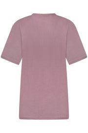 T-SHIRT EM ALGODÃO VANS MULHER ROXA