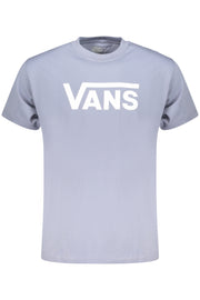 T-SHIRT EM ALGODÃO VANS HOMEM AZUL CLARO