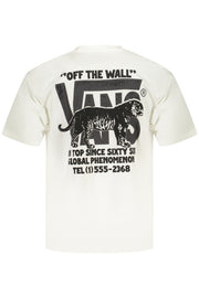 T-SHIRT EM ALGODÃO VANS HOMEM BRANCA