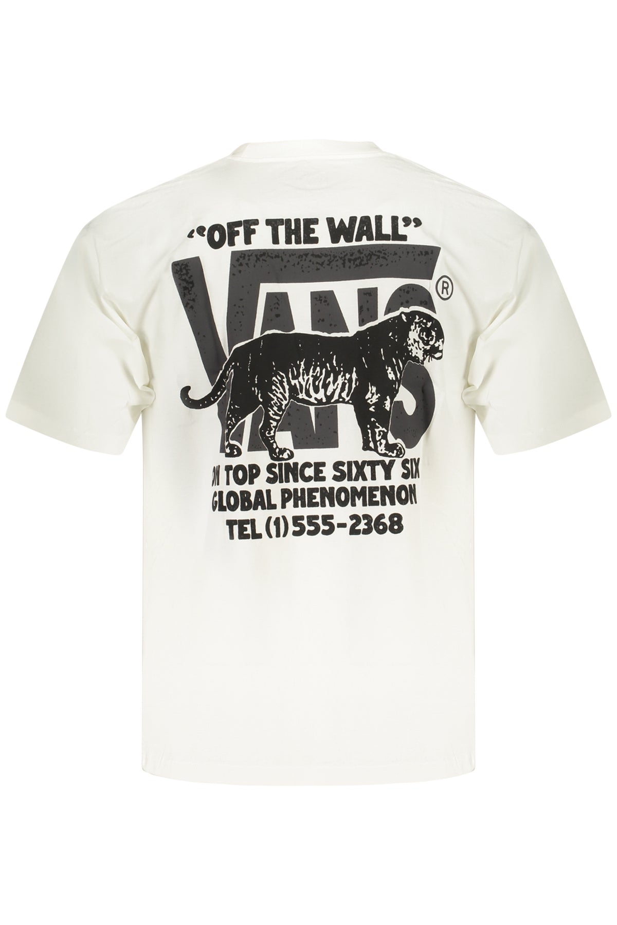 T-SHIRT EM ALGODÃO VANS HOMEM BRANCA